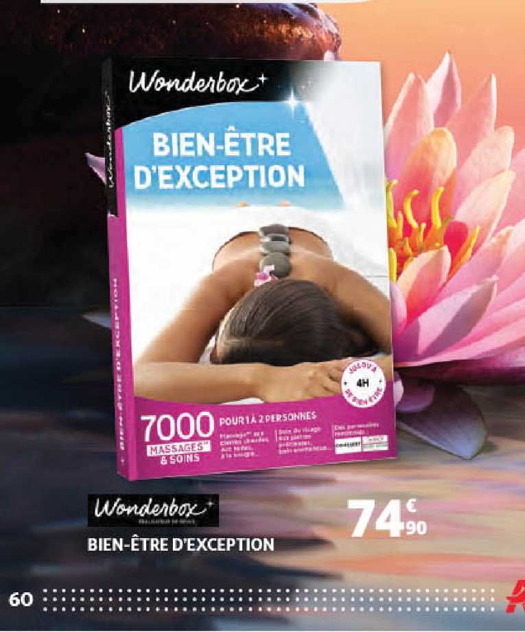bien-être d'exception wonderbox