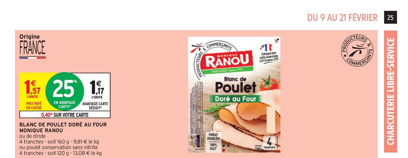 blanc de poulet doré au four monique ranou