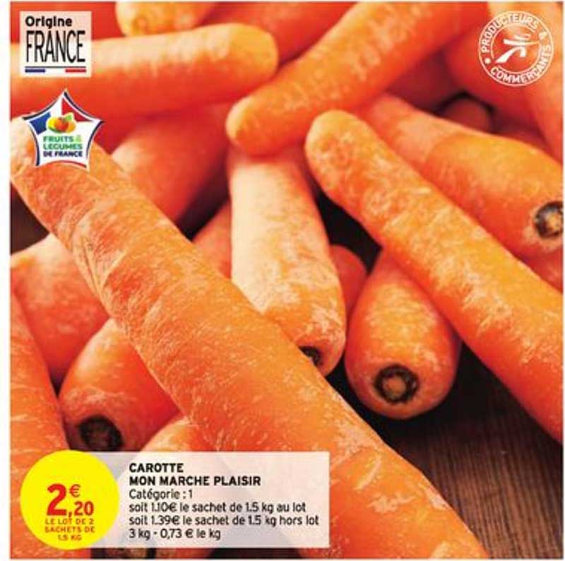 carotte mon marché plaisir