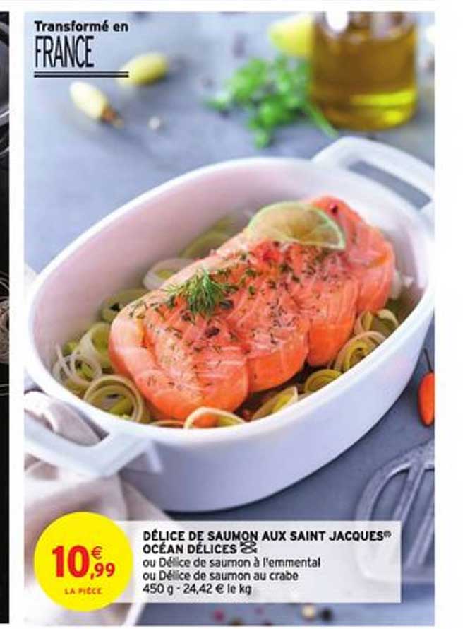 délice de saumon aux saint jacques océan délices