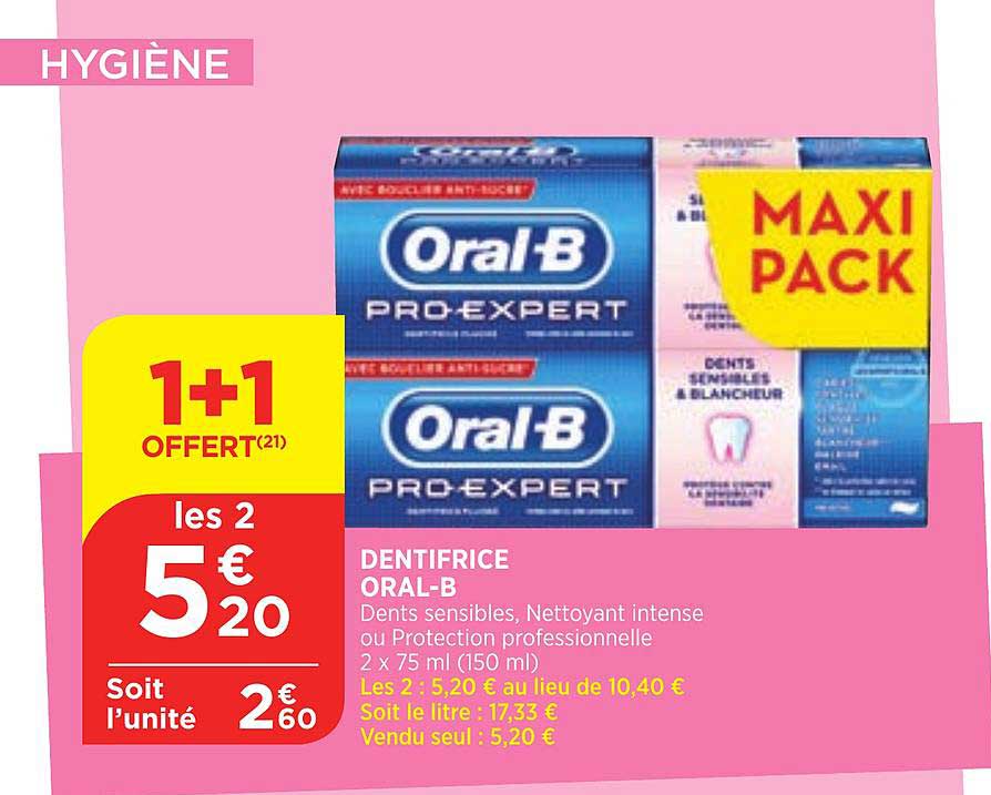 dentifrice oral-b