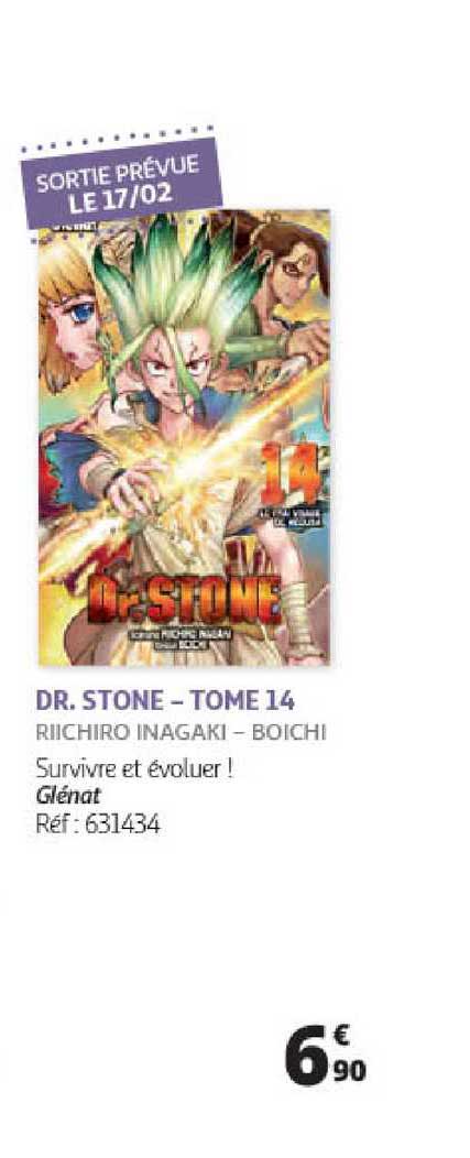 dr. stone - tome 14 riichiro inagaki - boichi