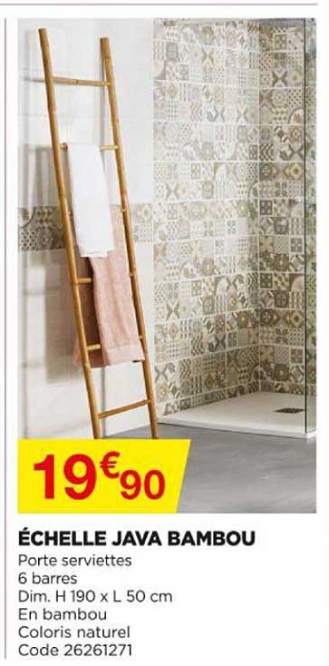 échelle Java Bambou