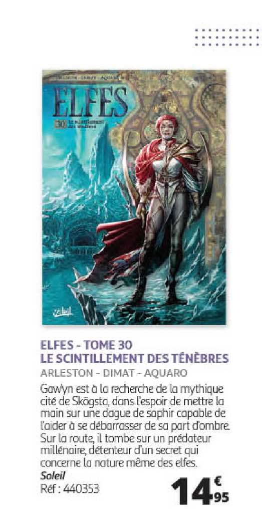 elfes - tome 30 le scintillement des ténèbres - arleston - dimat - aquaro