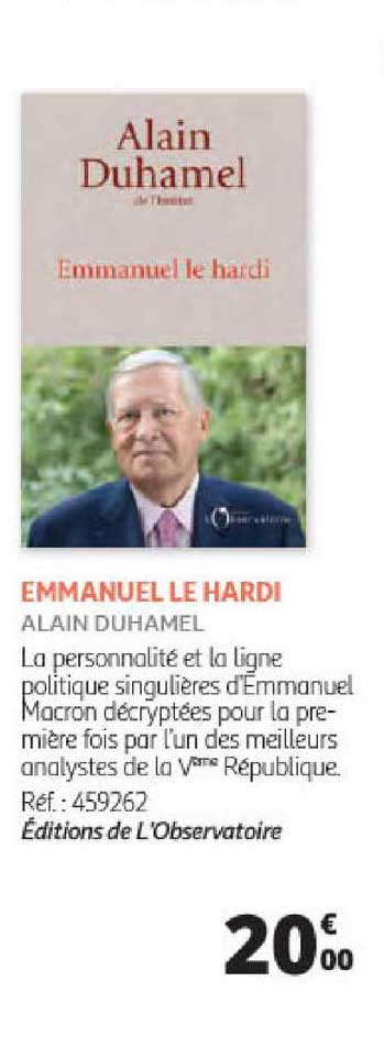 emmanuel le hardi - alain duhamel