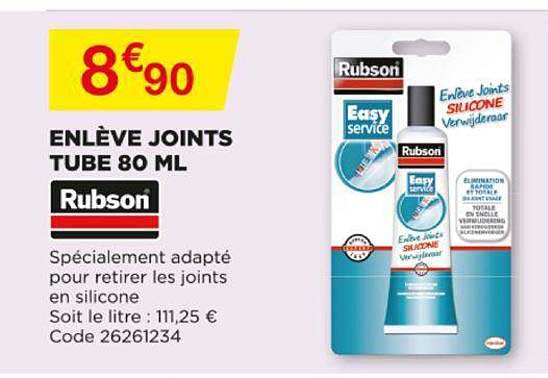 enlève joints tube 80 ml rubson