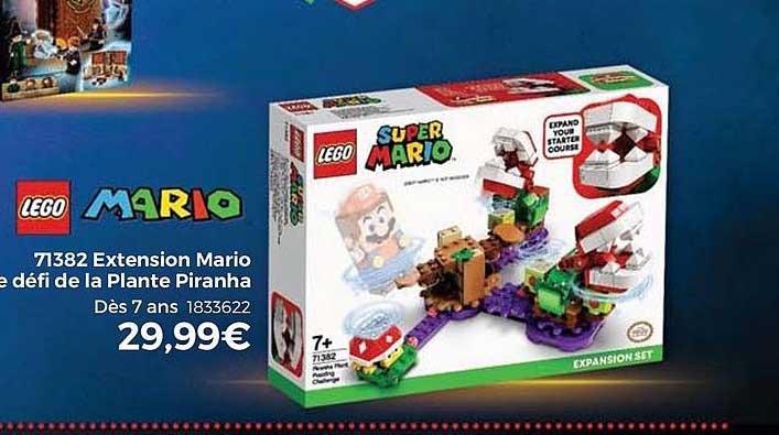 extension mario le défi de la plante piranha lego mario