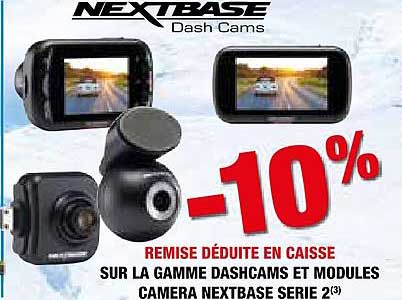 gamme dashcams et modules camera nextbase serie 2