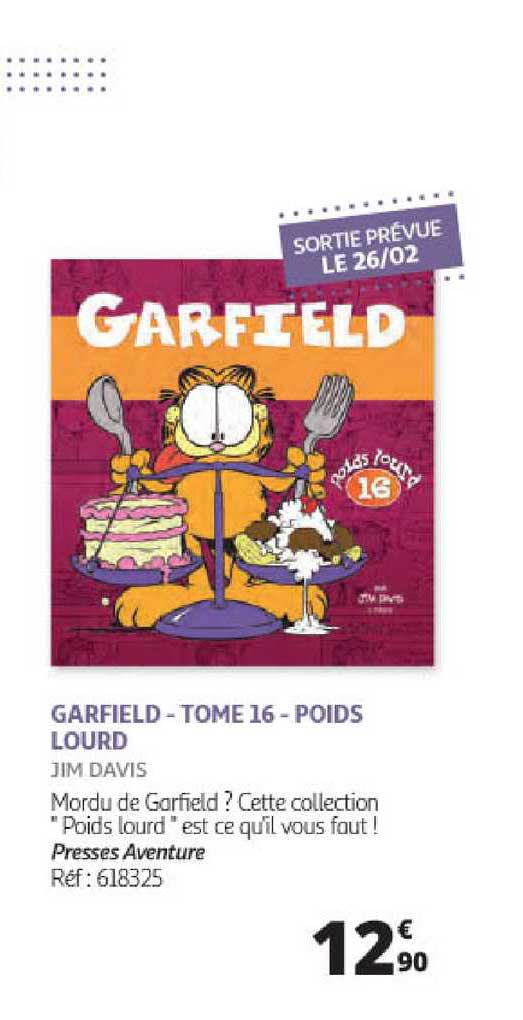 garfield - tome 16 - poids lourd jim davis