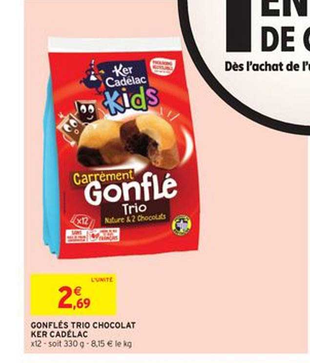 gonflés trio chocolat ker cadélac