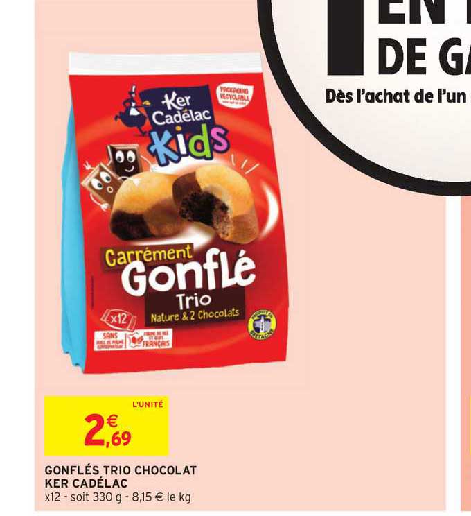 gonflés trio chocolat ker cadélac