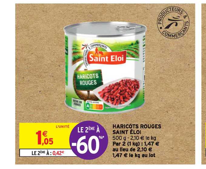 haricots rouge saint éloi
