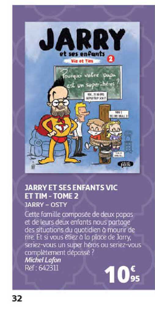 jarry et ses enfants vic et tim - tome 2 jarry - osty
