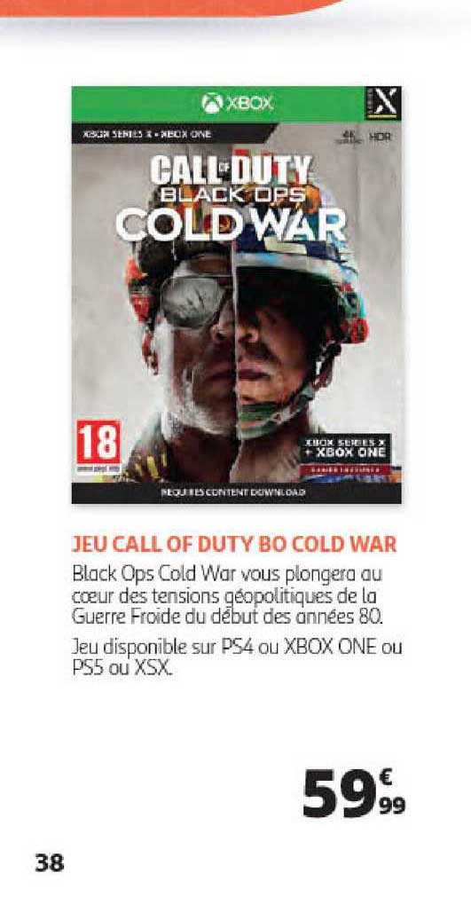 jeu call duty bo cold war