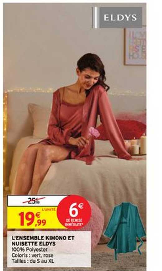 l'ensemble kimono et nuisette eldys