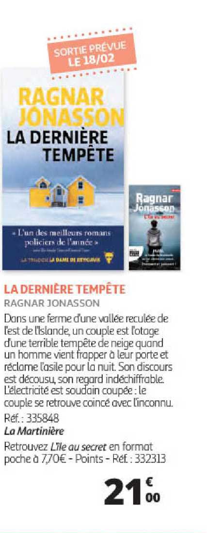 la dernière tempête ragnar jonasson