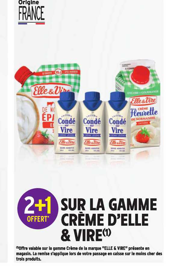 la gamme crème d'elle & vire
