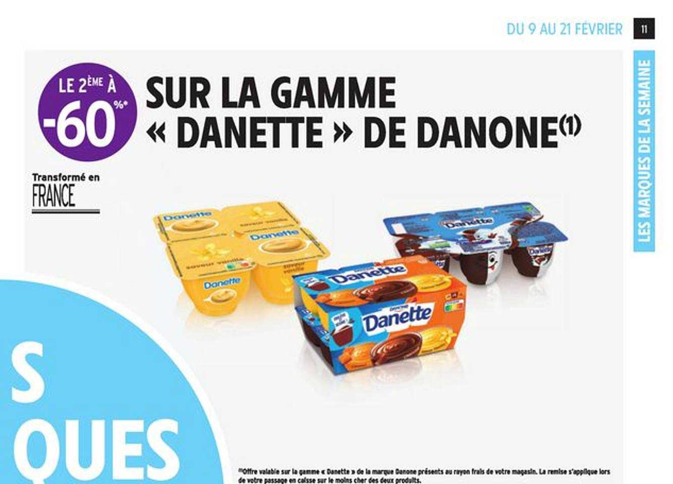 La Gamme Danette De Danone