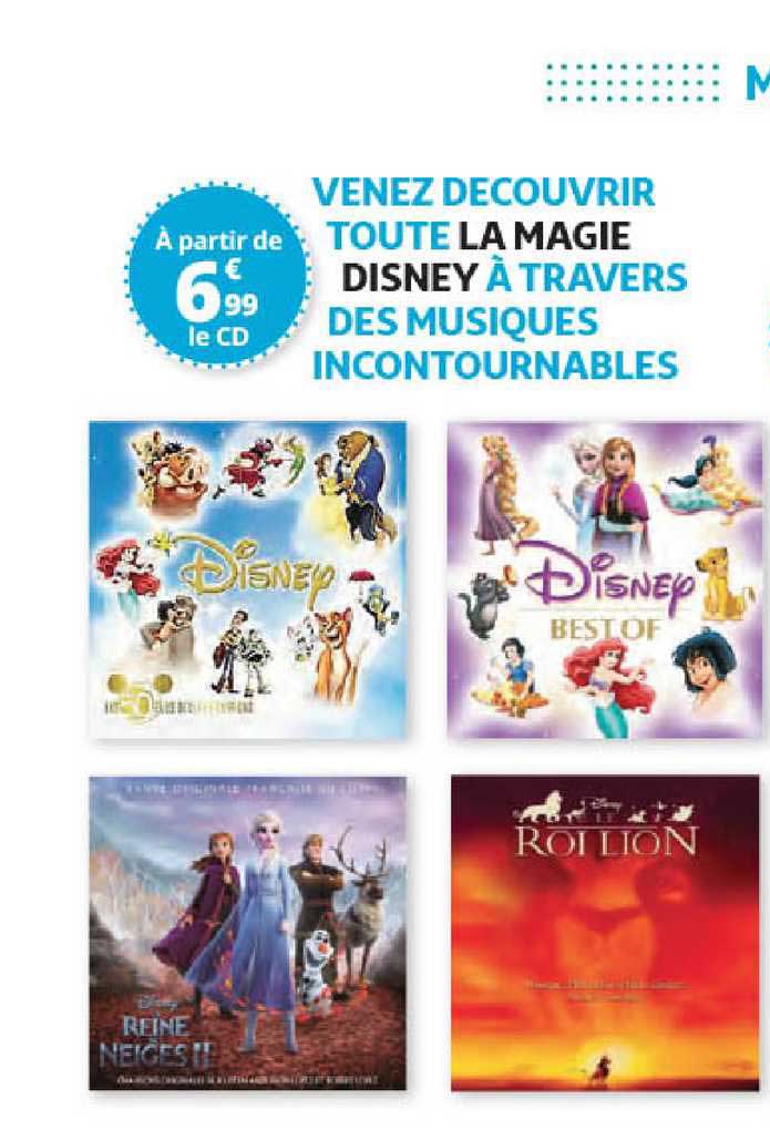 la magie disney à travers des musiques incontournables