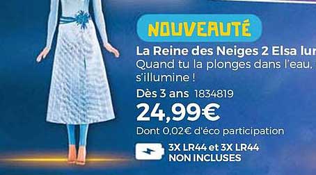 la reine des neiges 2 elsa lumières aquatiques