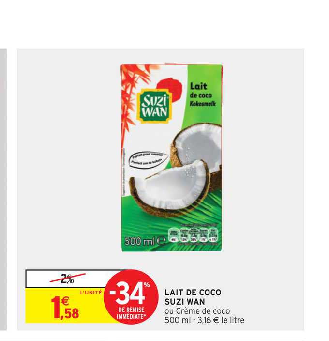 lait de coco suzi wan