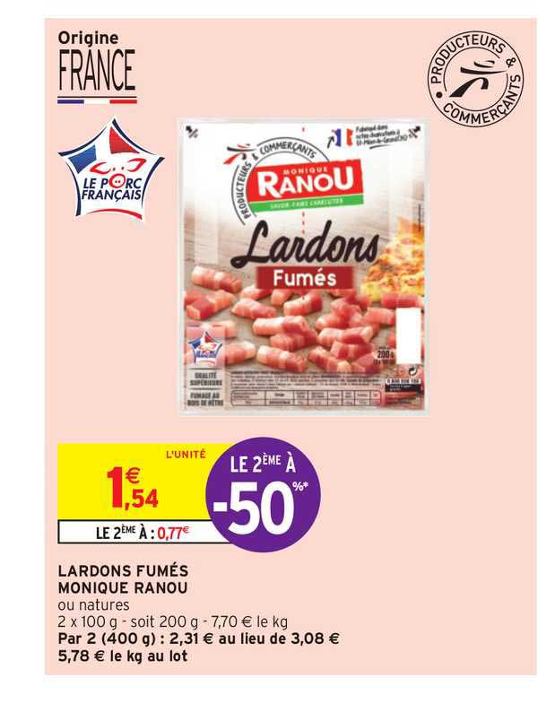 lardons fumés monique ranou