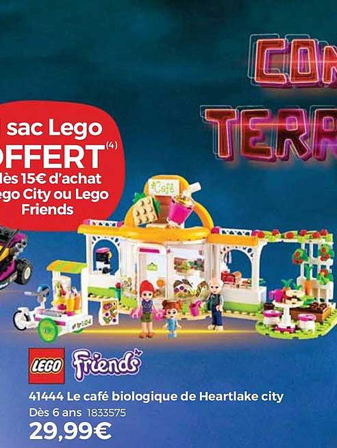 le café biologique de heartlake city lego friends