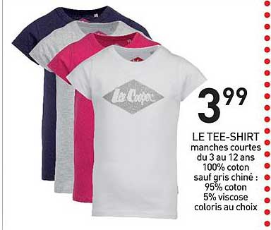 le tee-shirt lee cooper
