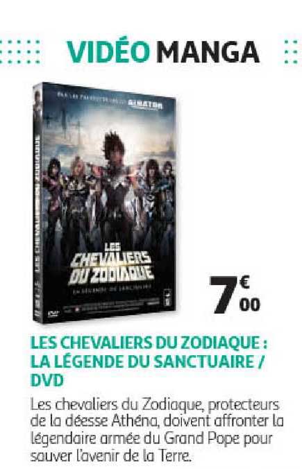 les chevaliers du zodiaque : la légende du sanctuaire - dvd