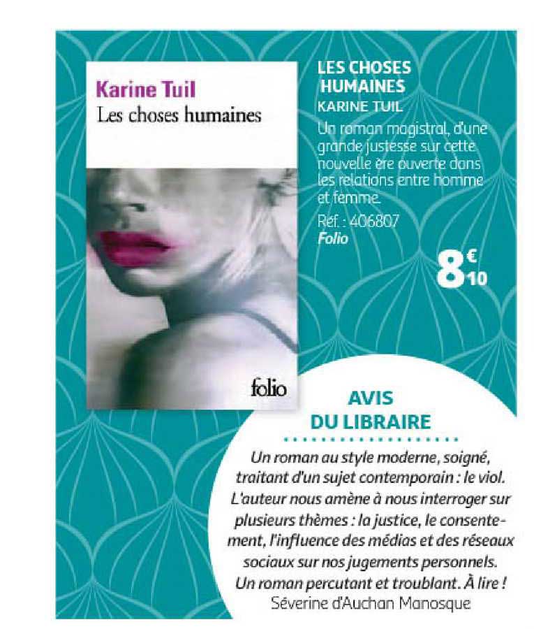 les choses humaines - karine tuil