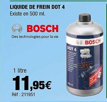 liquide de frein dot 4 bosch