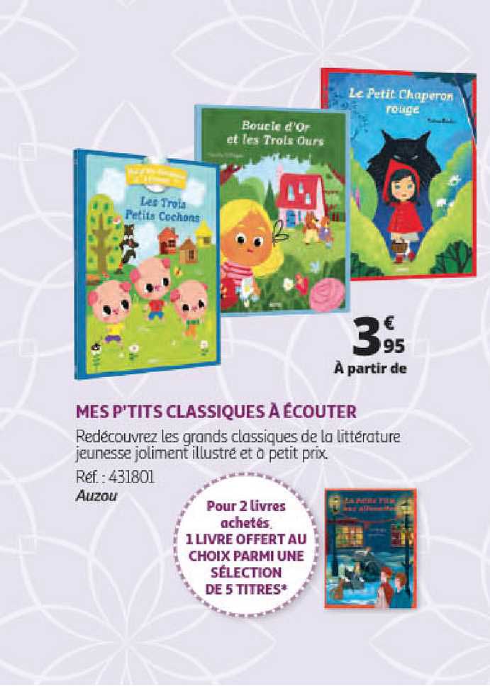 mes p'tits classiques à écouter auzou