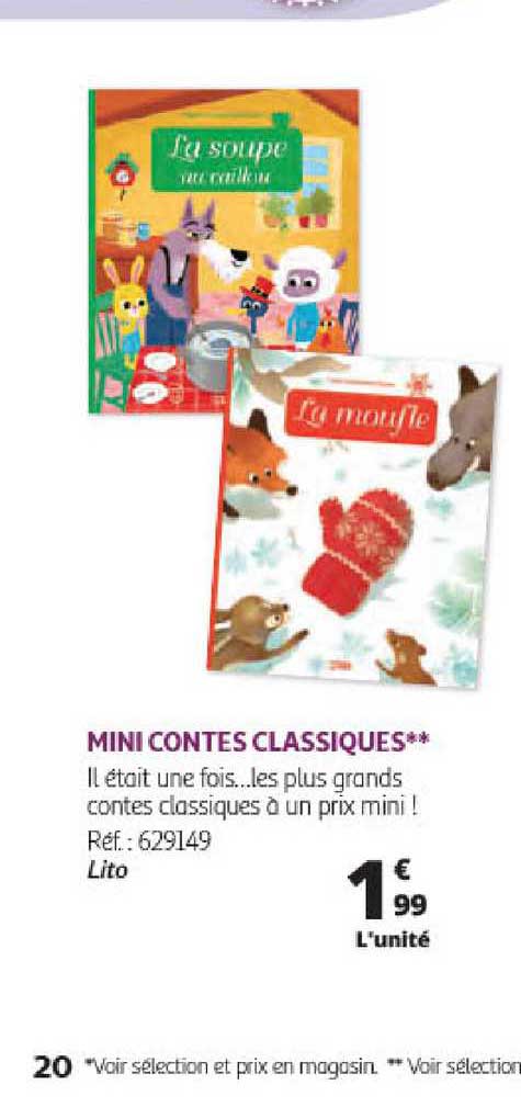 mini contes classiques lito