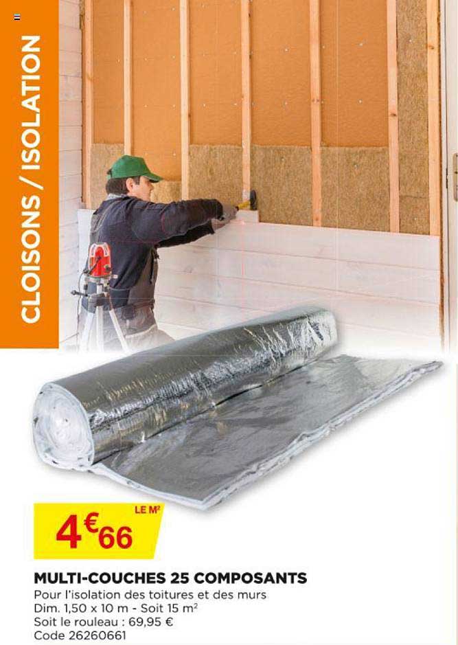 multi-couches 25 composants