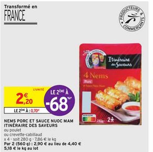 nems porc et sauce nuoc mam itinéraire des saveurs