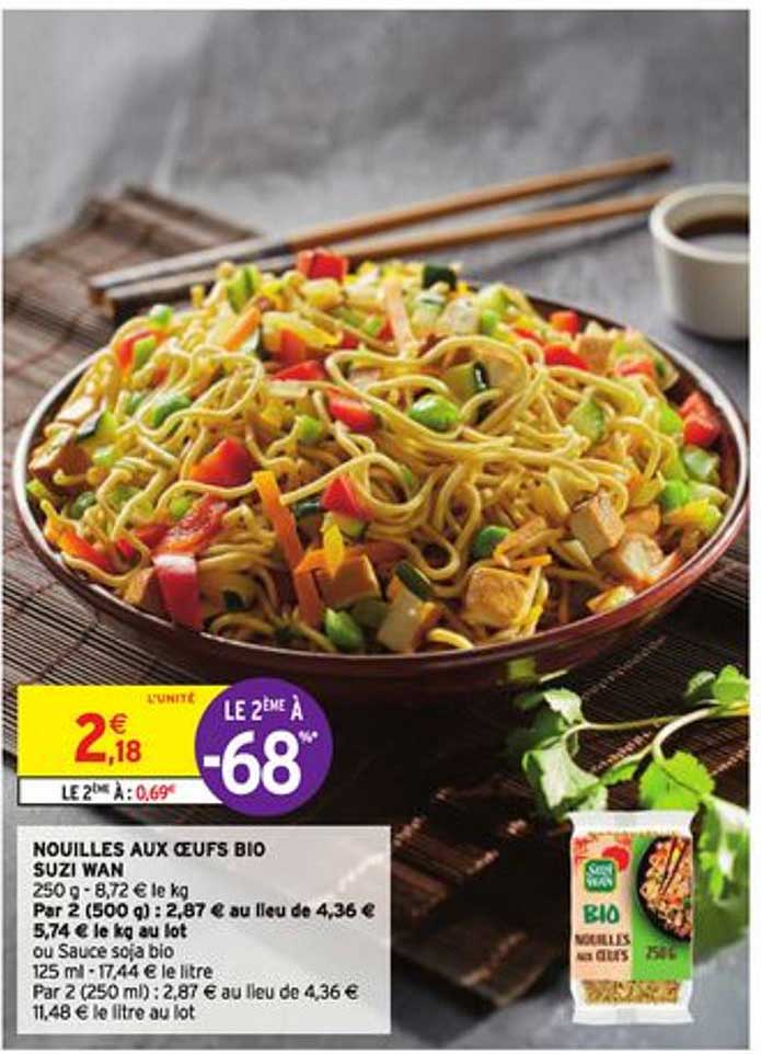 nouilles aux oeufs bio suzi wan