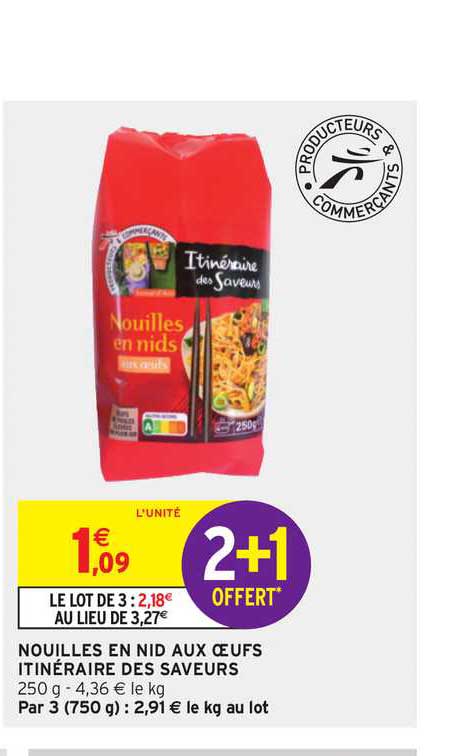 Nouilles En Nid Aux Oeufs Itinéraire Des Saveurs