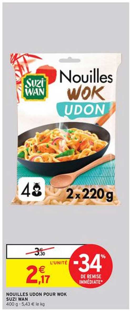 Nouilles Udon Pour Wok Suzi Wan