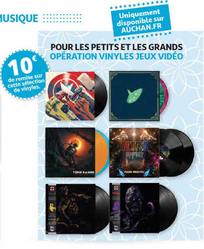 Opération Vinyles Jeux Vidéo