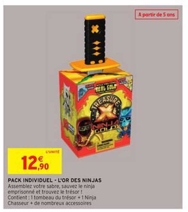 pack individuel - l'or des ninjas