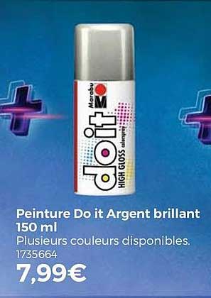 peinture do it argent brillant 150 ml