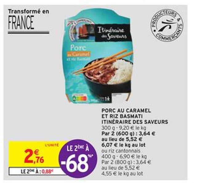 Porc Au Caramel Et Riz Basmati Itinéraire Des Saveurs