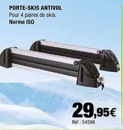Porte-skis Antivol
