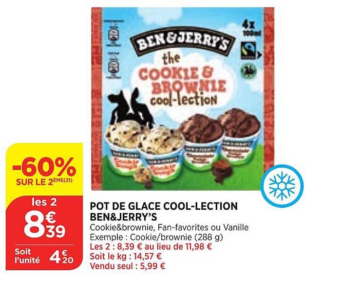 pot de glace cool-lection ben&jerry's
