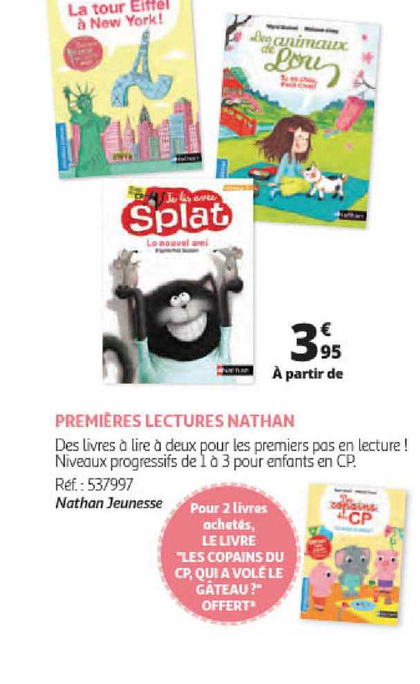 premières lectures nathan