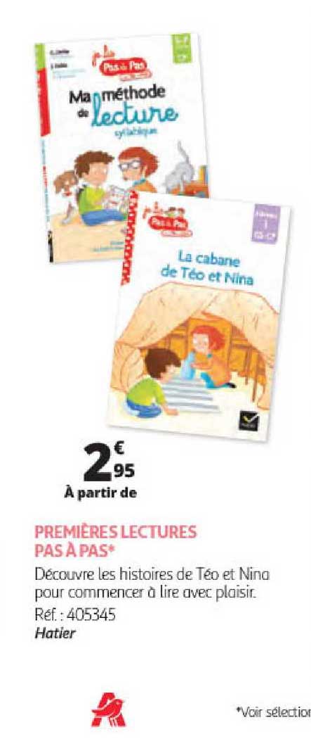 premières lectures pas à pas hatier
