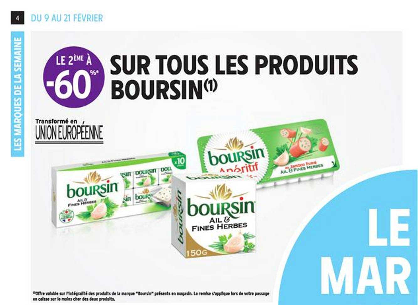 Produits Boursin