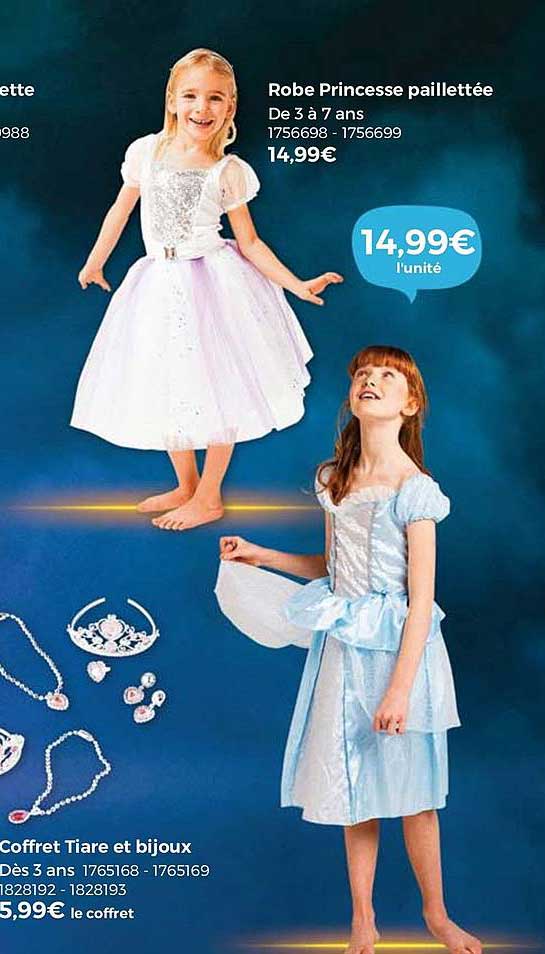 robe princesse pailletée