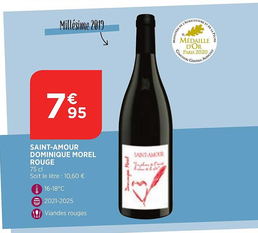 saint-amour dominique morel rouge