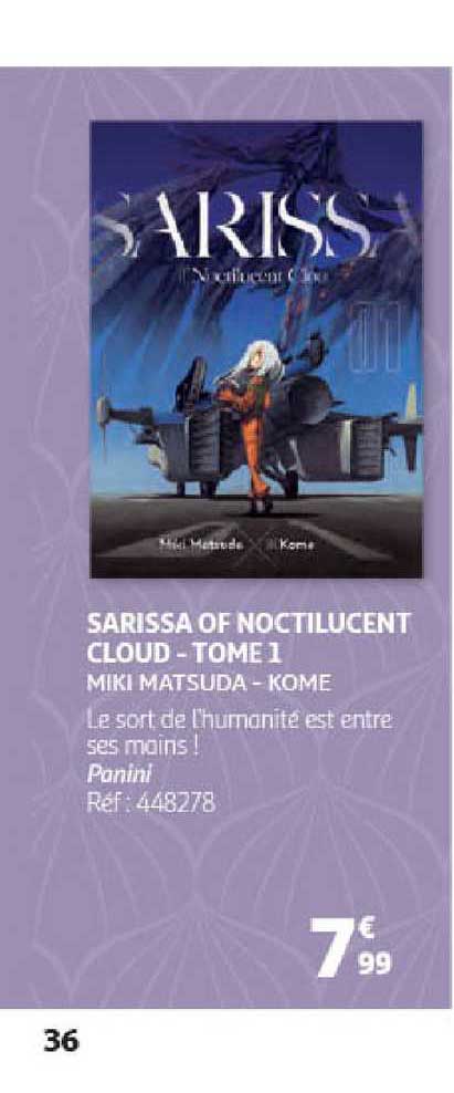 sarissa of noctilucent cloud - tome 1 miki matsuda - kome